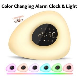 NWOT Unique Shaped Color Changing Alarm Clock/Light
